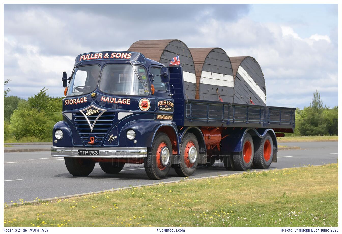 Foden S 21 de 1958 a 1969 Foto junio 2025