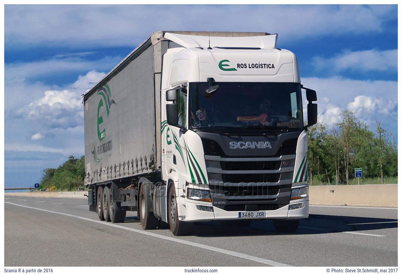 Scania R à partir de 2016 Photo mai 2017