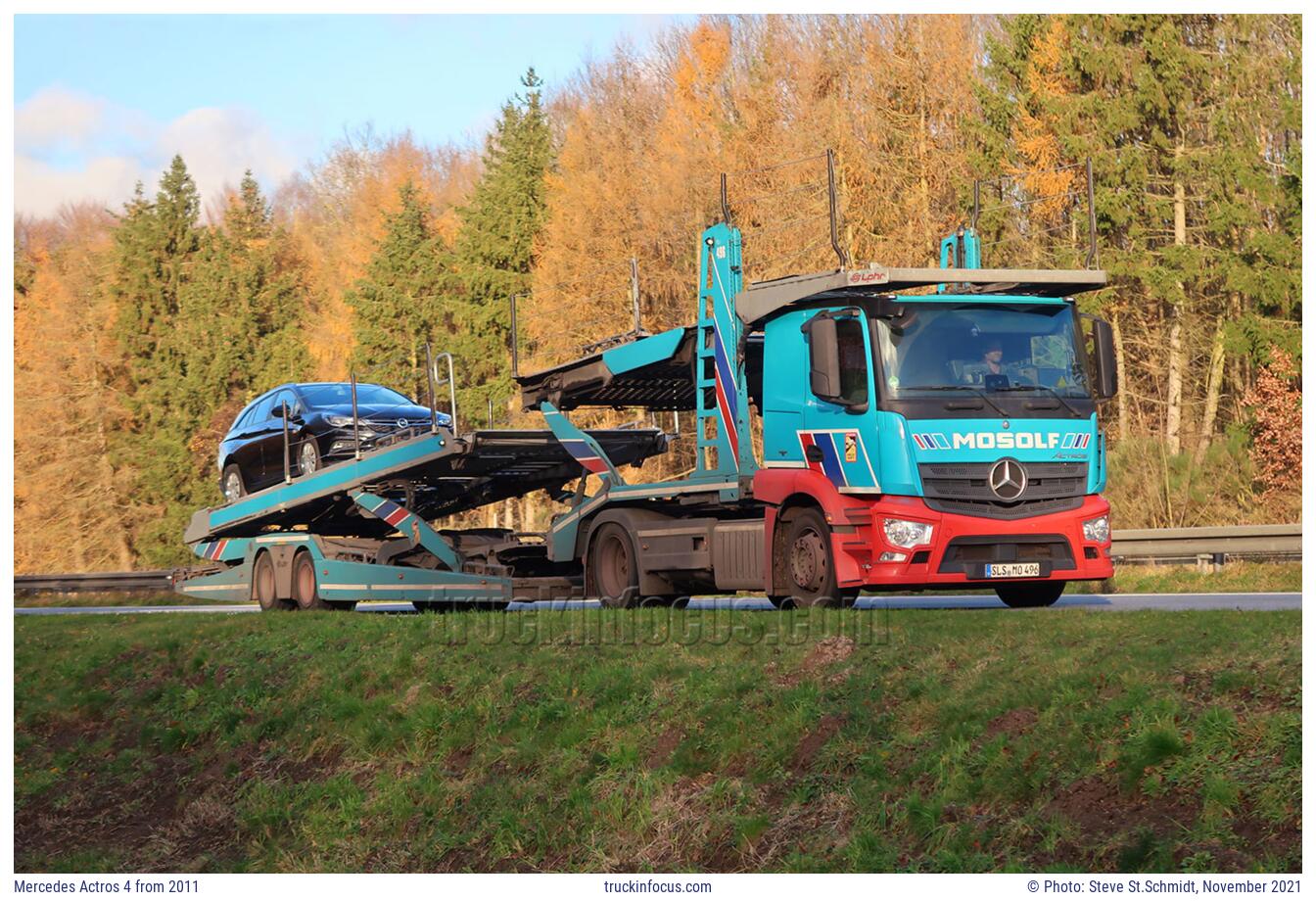 Mercedes Actros 4 from 2011 Photo November 2021