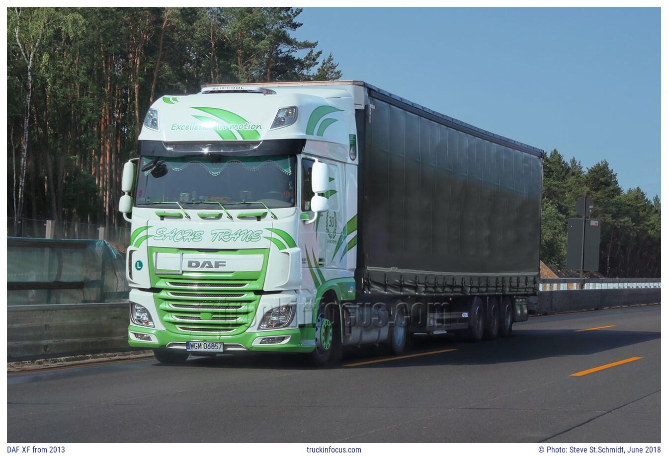 DAF XF from 2013 Photo June 2018