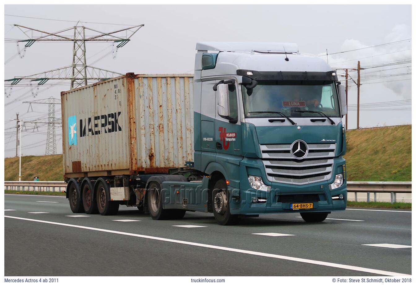 Mercedes Actros 4 ab 2011 Foto Oktober 2018