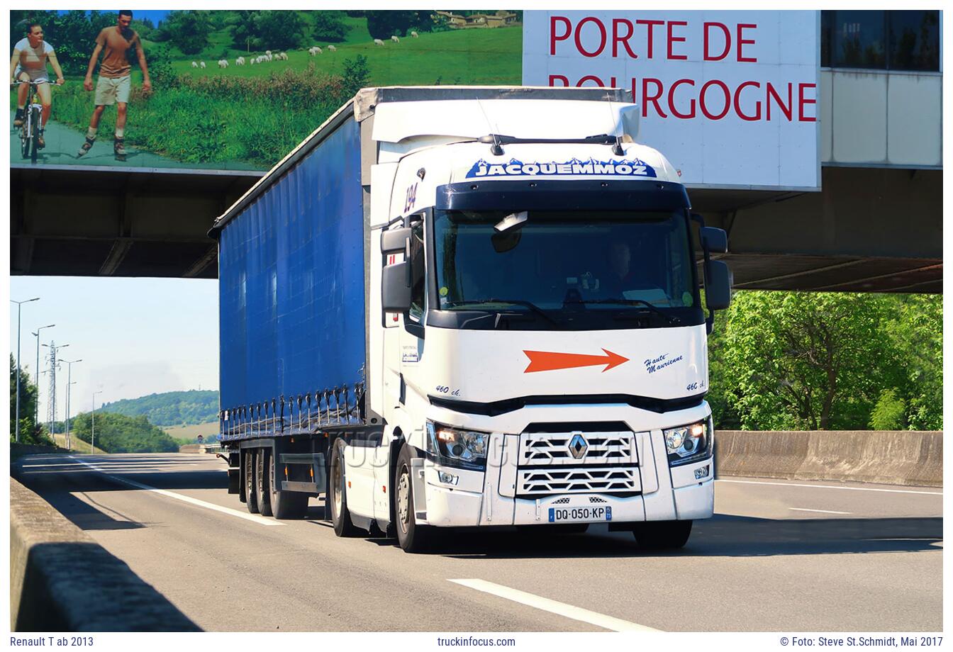 Renault T ab 2013 Foto Mai 2017