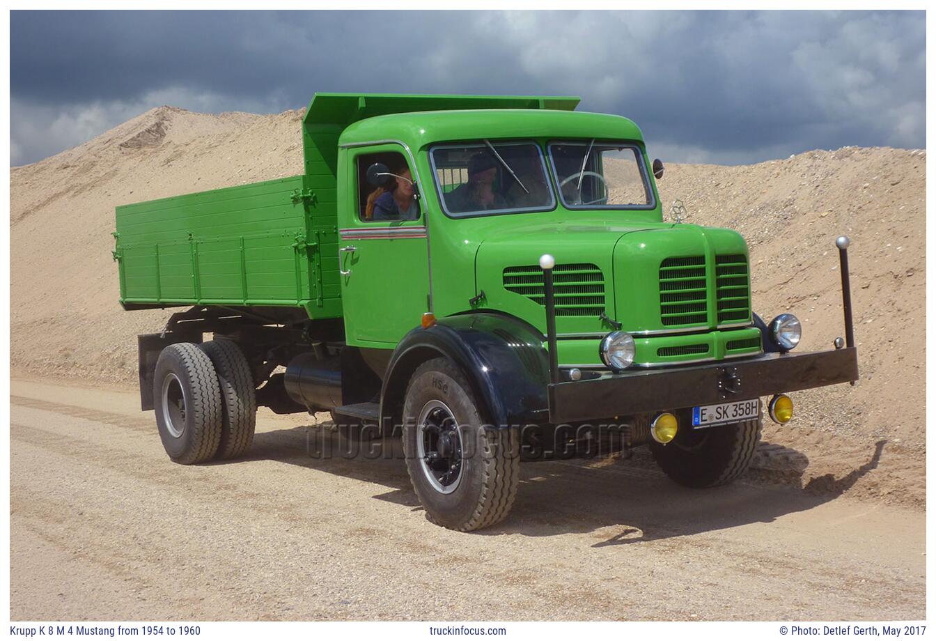 Krupp K 8 M 4 Mustang from 1954 to 1960 Photo May 2017