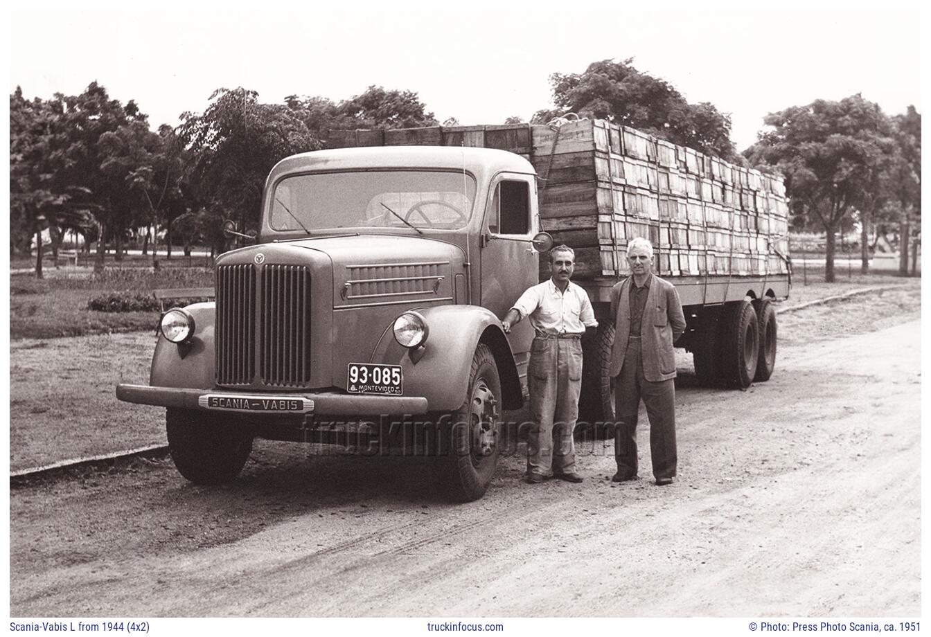 Scania-Vabis L from 1944 (4x2) Photo ca. 1951