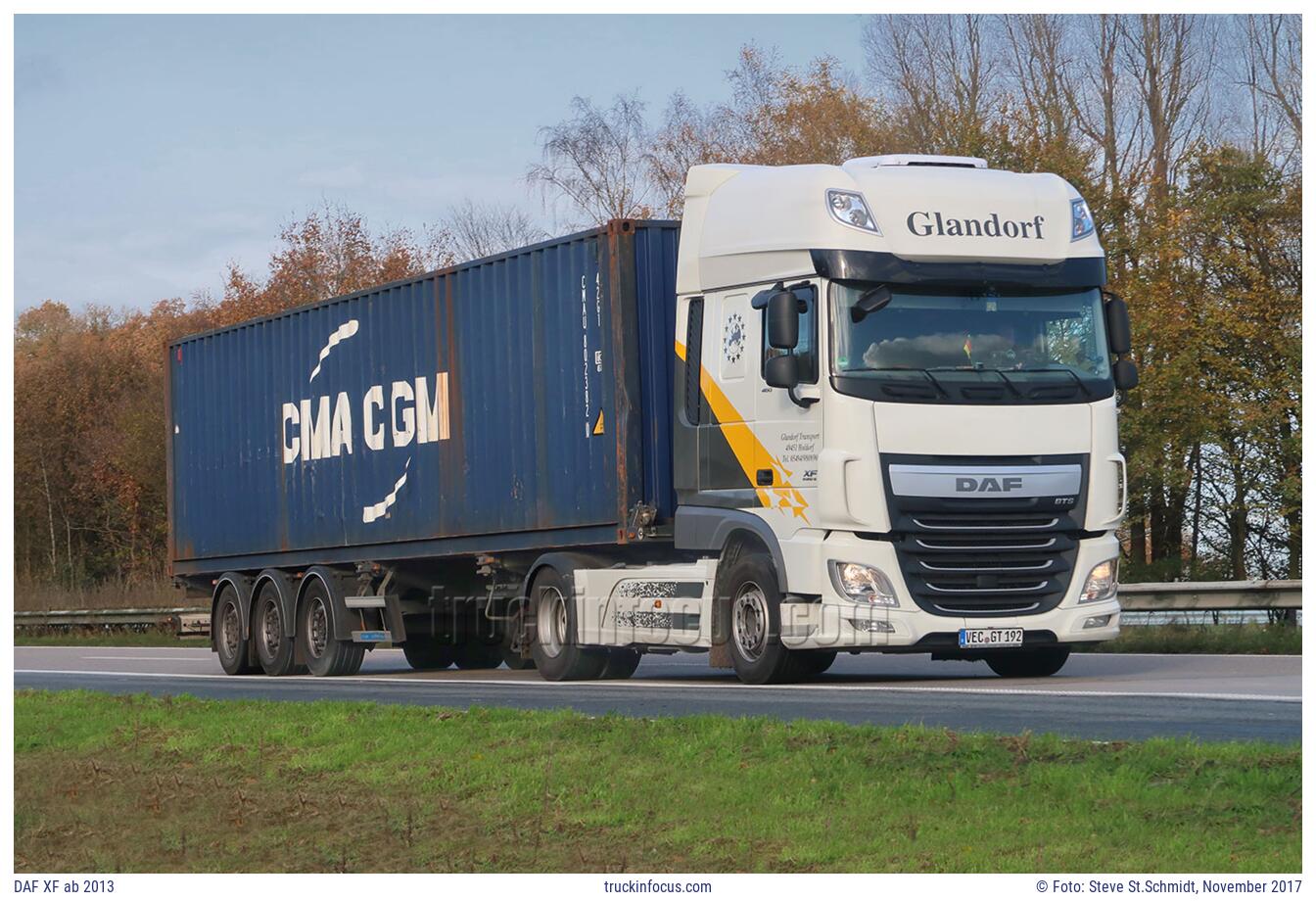 DAF XF ab 2013 Foto November 2017