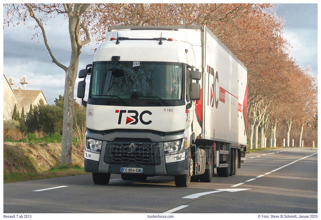 Renault T ab 2013 Foto Januar 2025