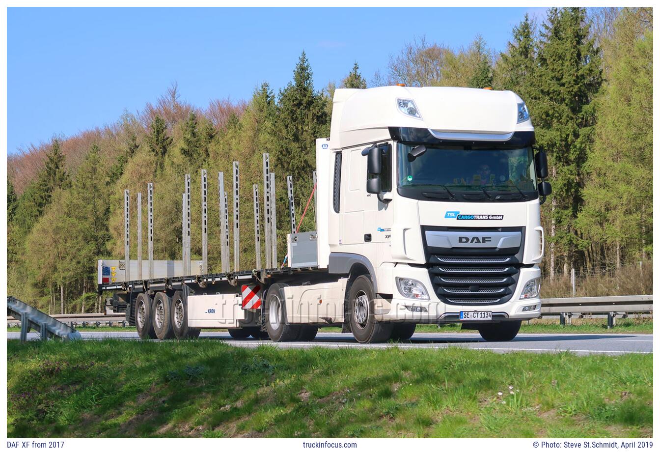 DAF XF from 2017 Photo April 2019