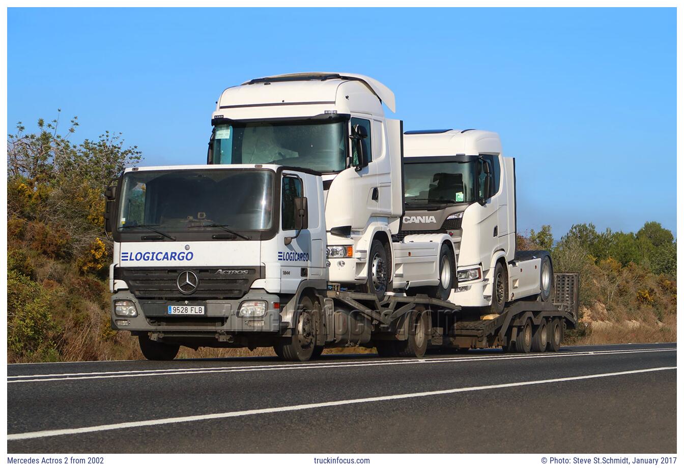Mercedes Actros 2 from 2002 Photo January 2017