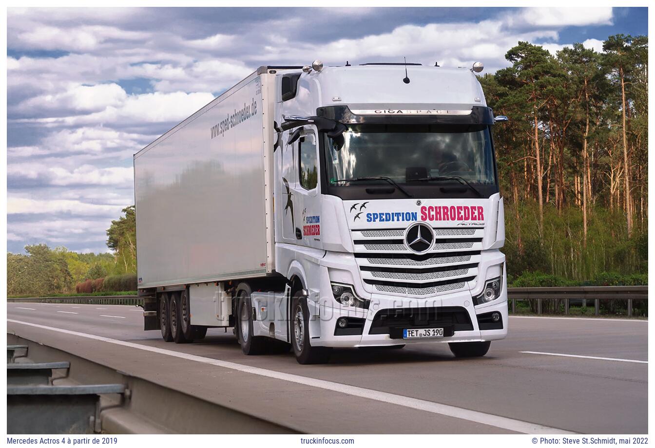 Mercedes Actros 4 à partir de 2019 Photo mai 2022