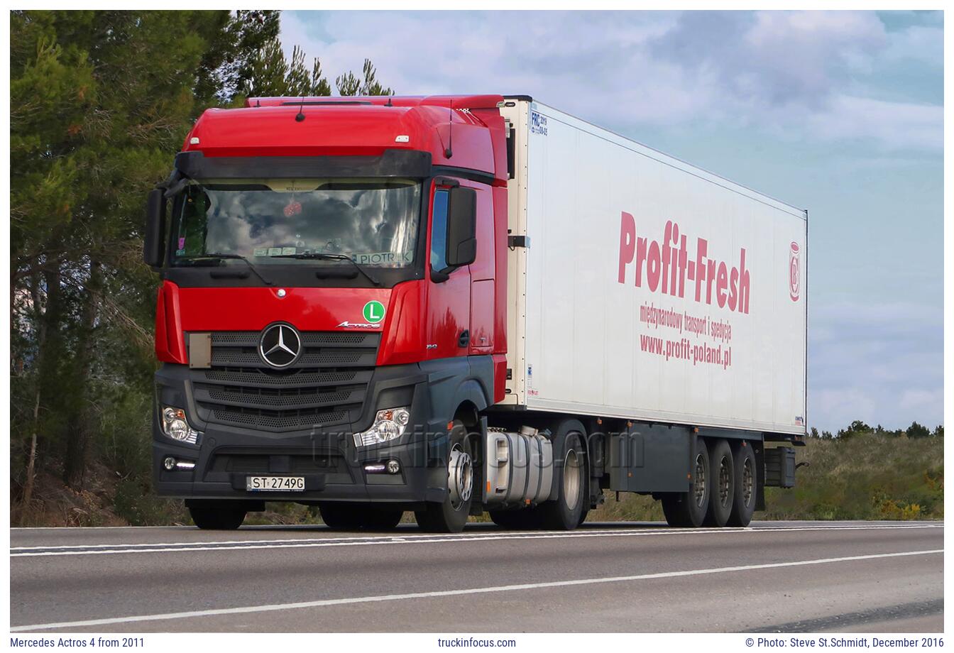 Mercedes Actros 4 from 2011 Photo December 2016