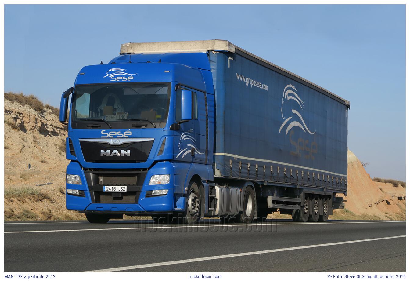 MAN TGX a partir de 2012 Foto octubre 2016