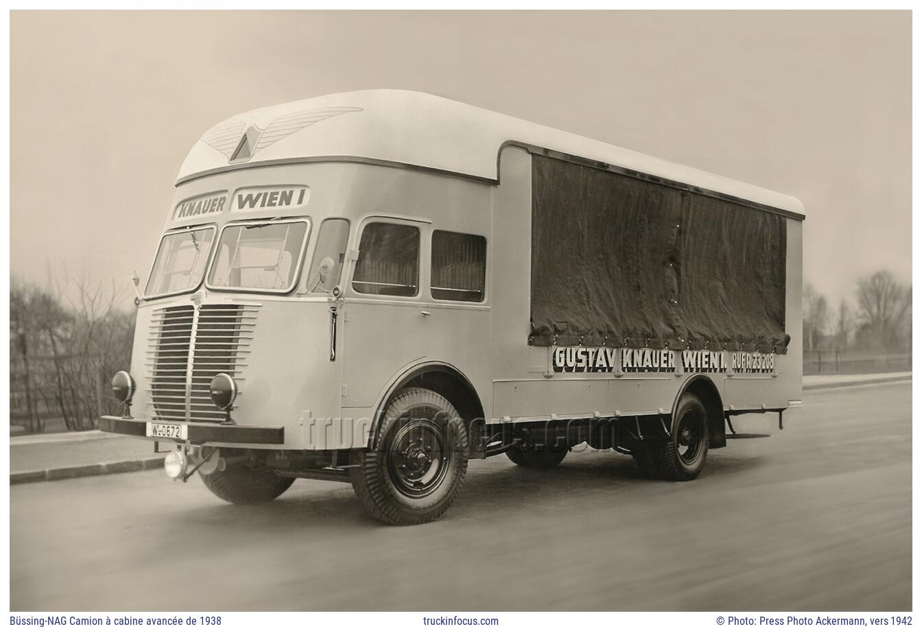 Büssing-NAG Camion à cabine avancée de 1938 Photo vers 1942