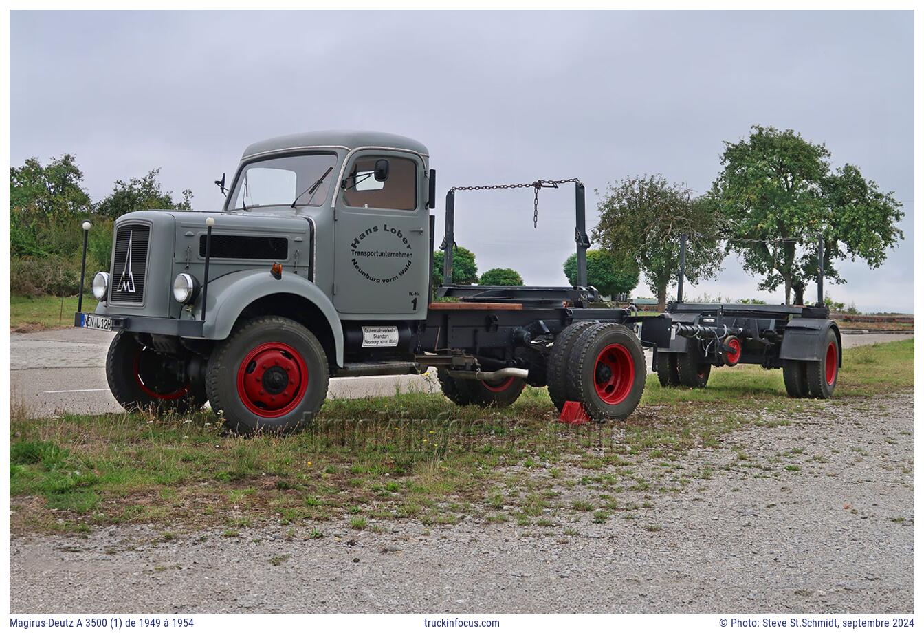 Magirus-Deutz A 3500 (1) de 1949 á 1954 Photo septembre 2024