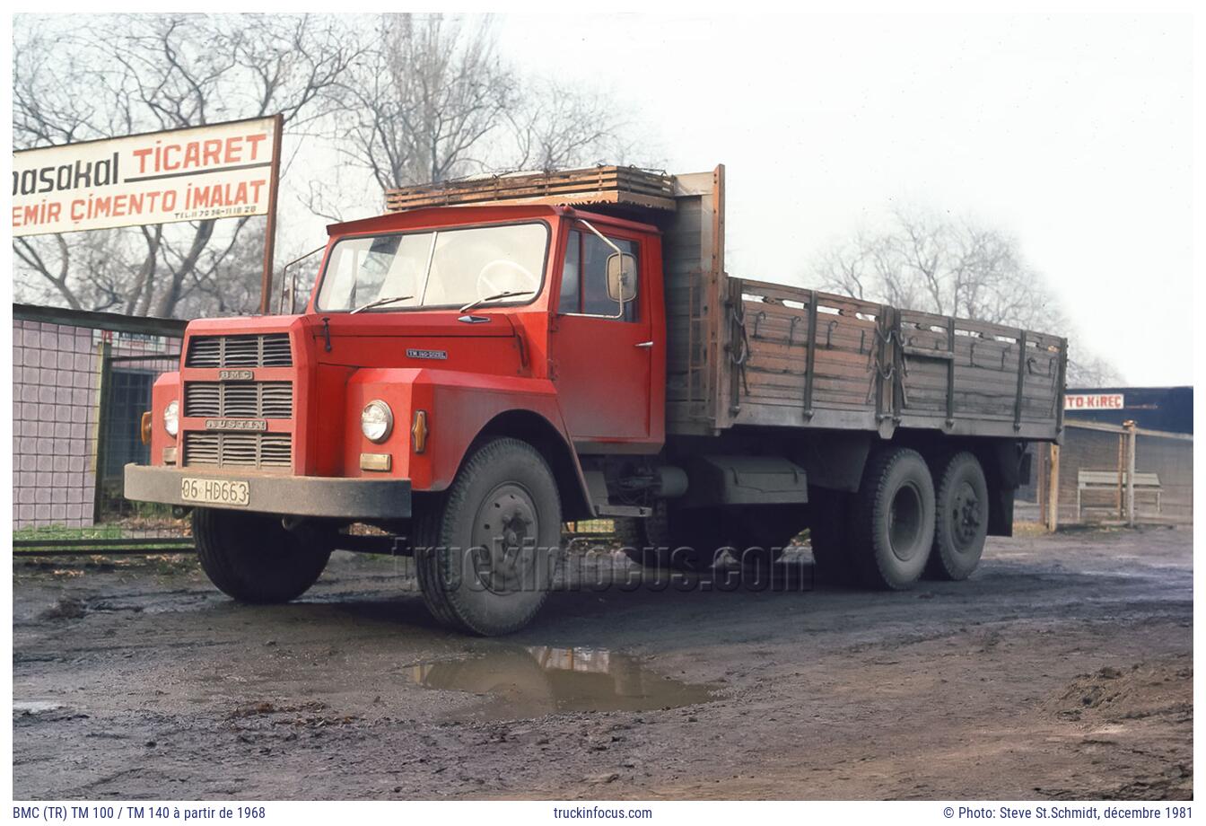 BMC (TR) TM 100 / TM 140 à partir de 1968 Photo décembre 1981