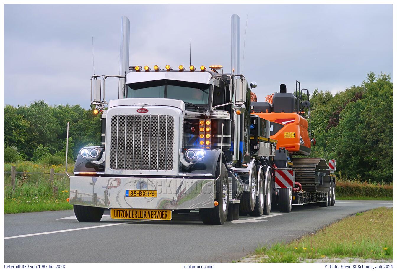 Peterbilt 389 von 1987 bis 2023 Foto Juli 2024