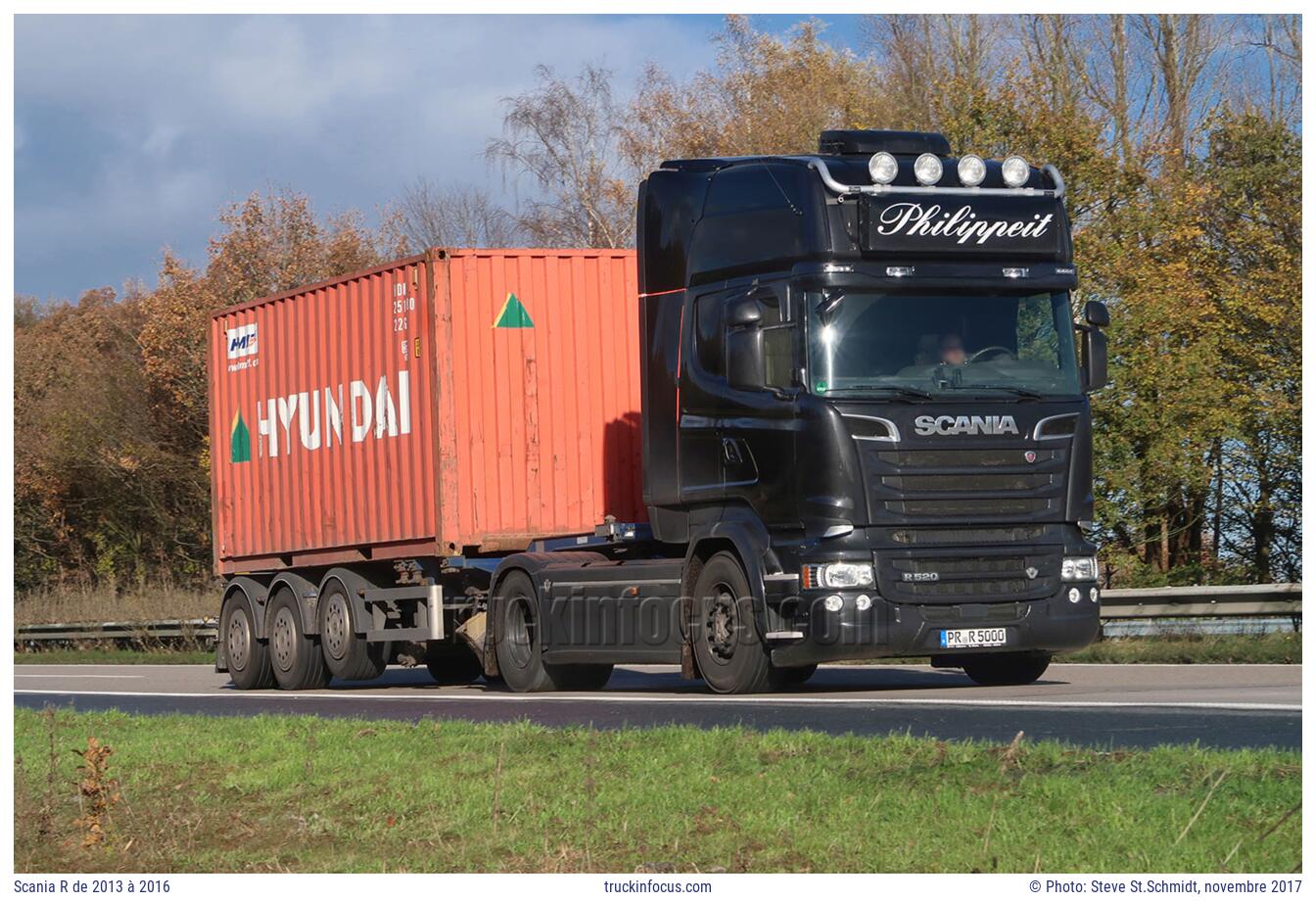 Scania R de 2013 à 2016 Photo novembre 2017