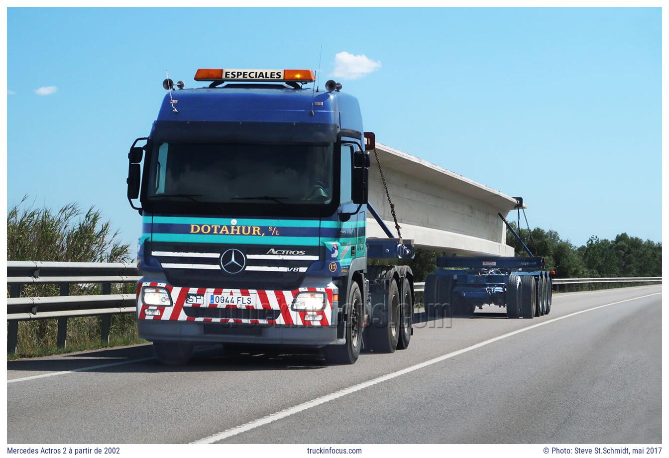 Mercedes Actros 2 à partir de 2002 Photo mai 2017