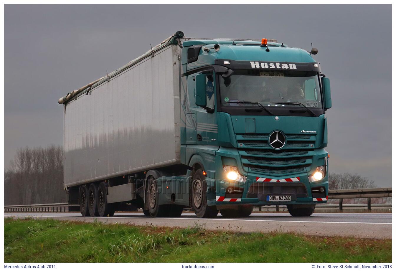 Mercedes Actros 4 ab 2011 Foto November 2018