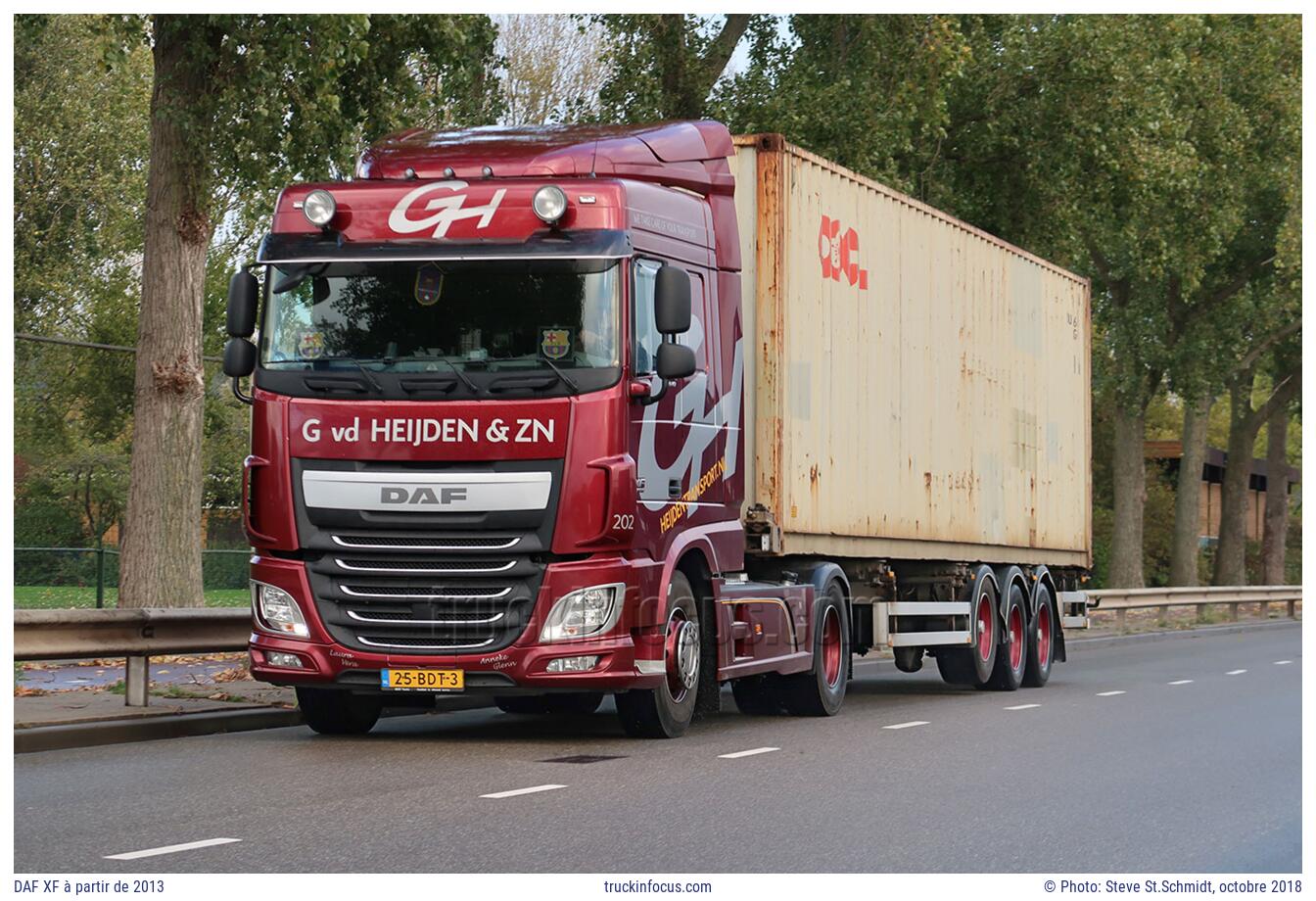 DAF XF à partir de 2013 Photo octobre 2018