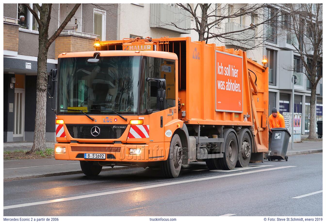 Mercedes Econic 2 a partir de 2006 Foto enero 2019