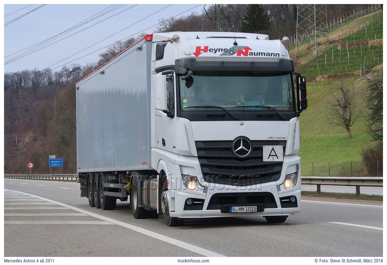 Mercedes Actros 4 ab 2011 Foto März 2018