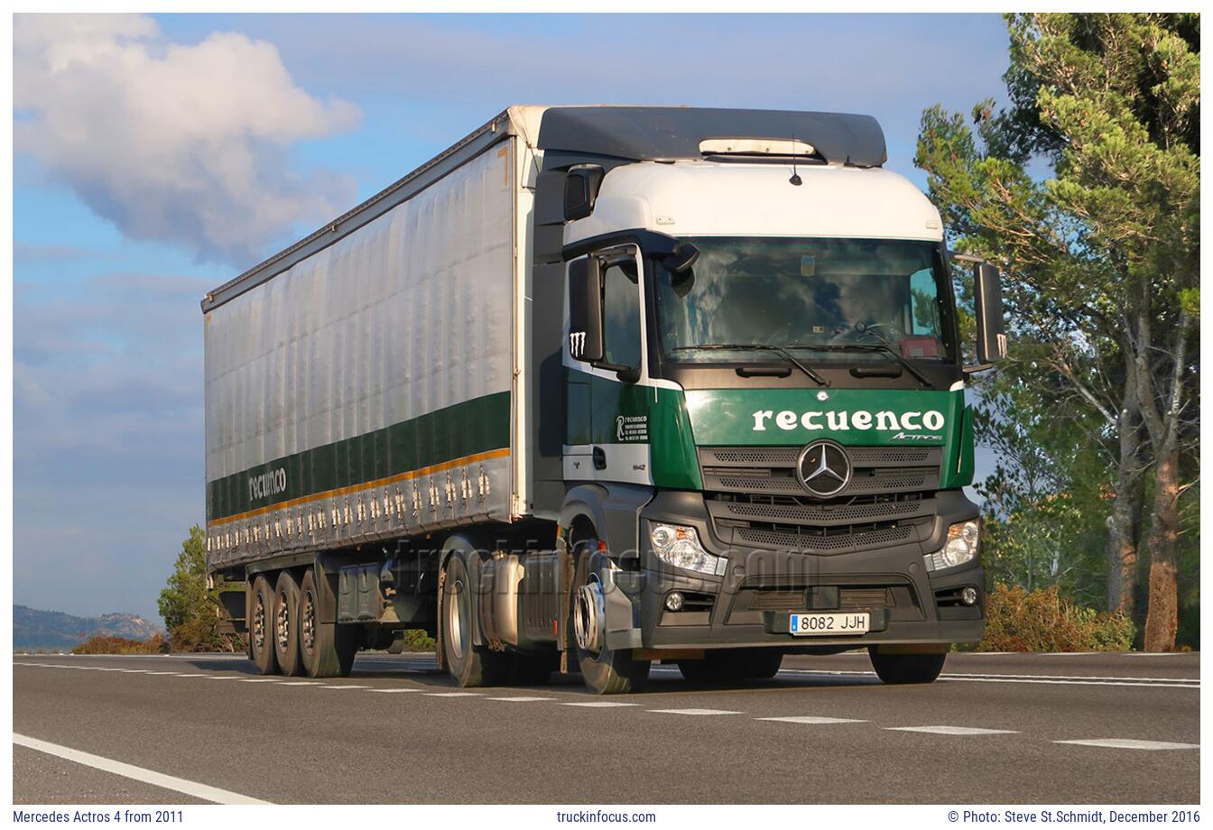 Mercedes Actros 4 from 2011 Photo December 2016