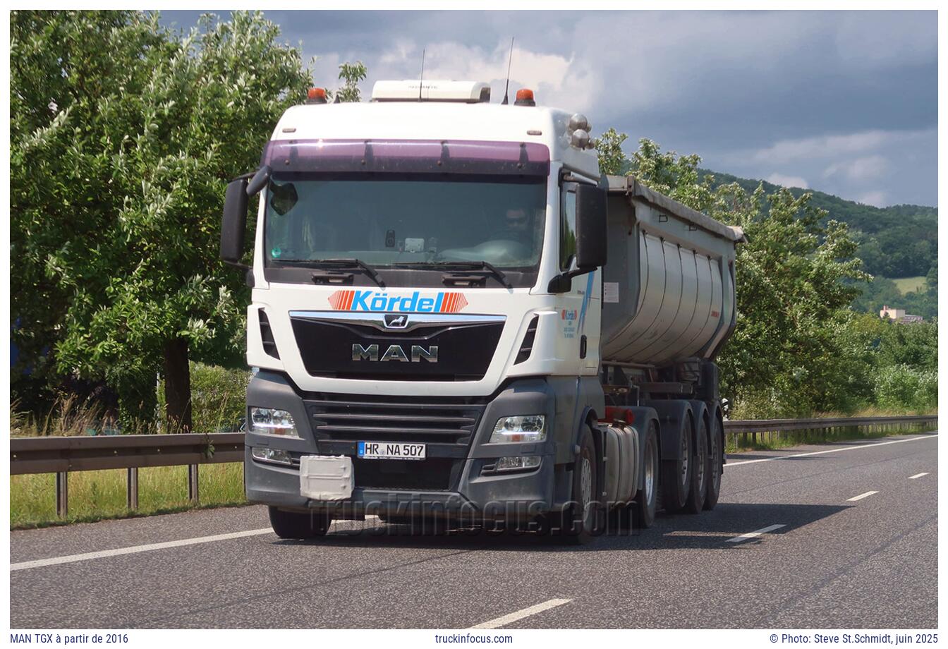MAN TGX à partir de 2016 Photo juin 2025