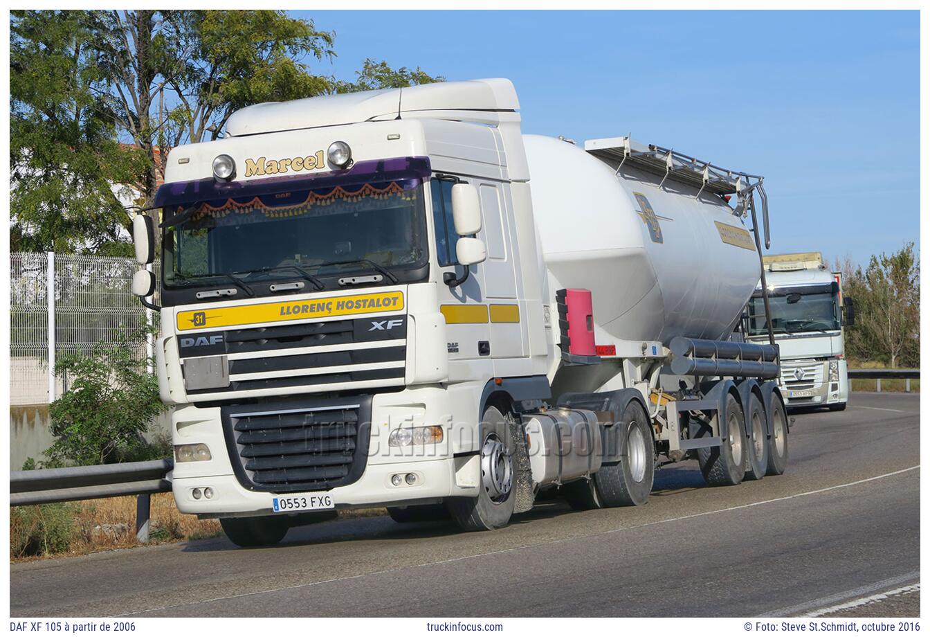 DAF XF 105 à partir de 2006 Foto octubre 2016