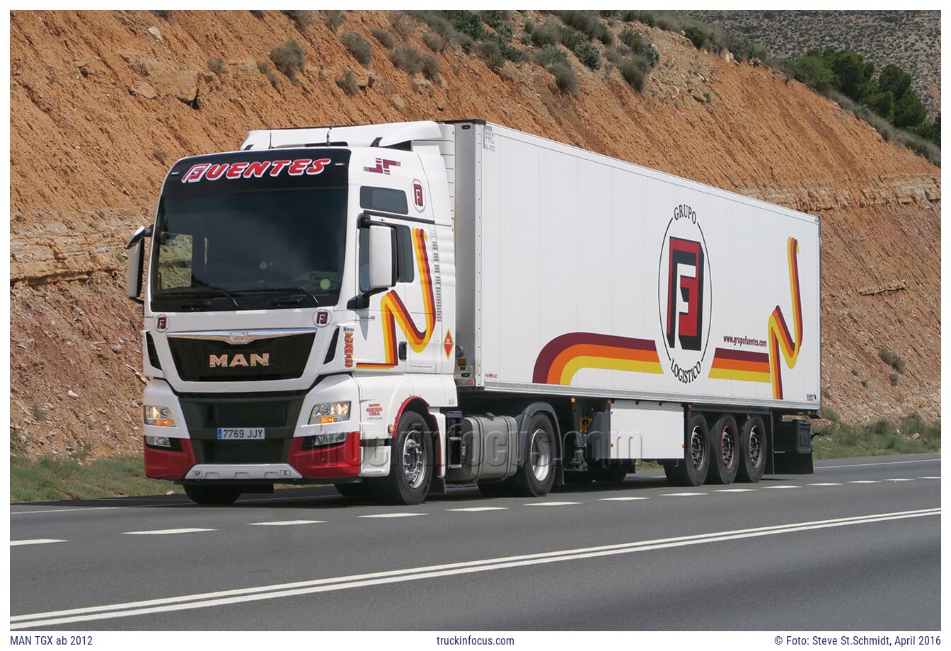 MAN TGX ab 2012 Foto April 2016