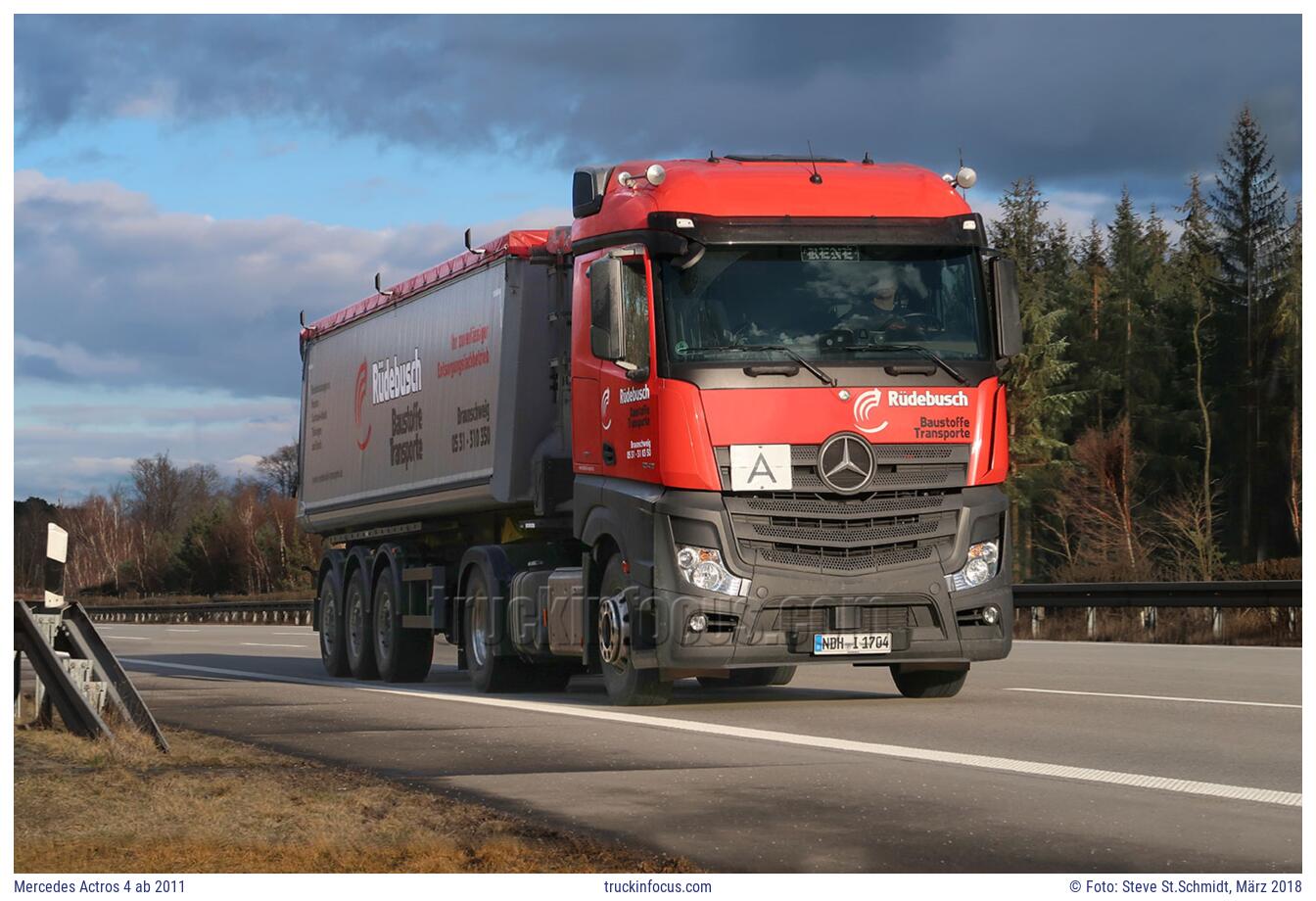 Mercedes Actros 4 ab 2011 Foto März 2018