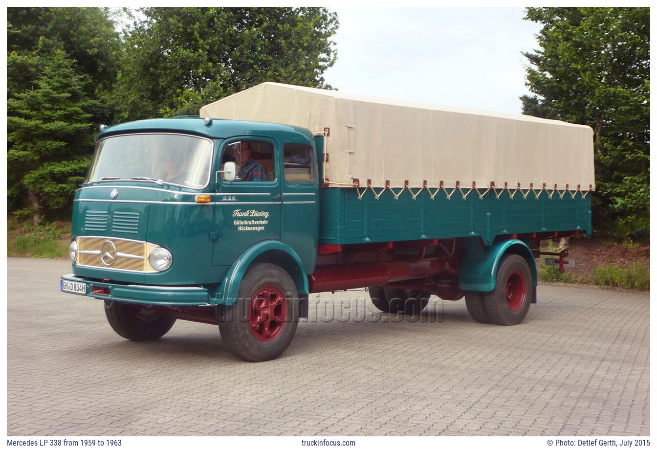 Mercedes LP 338 from 1959 to 1963 Photo July 2015