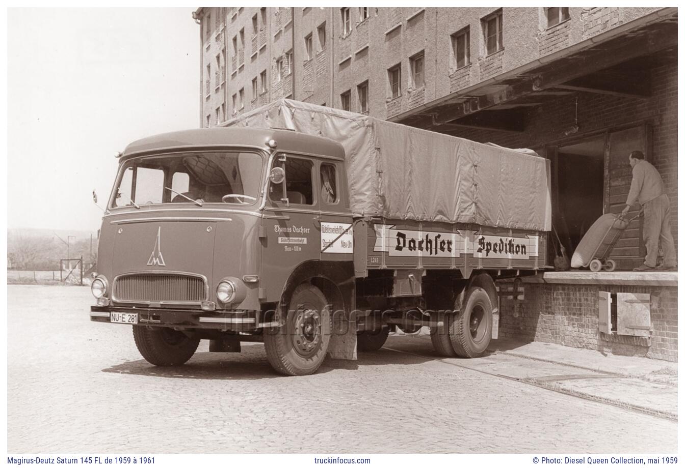 Magirus-Deutz Saturn 145 FL de 1959 à 1961 Photo mai 1959