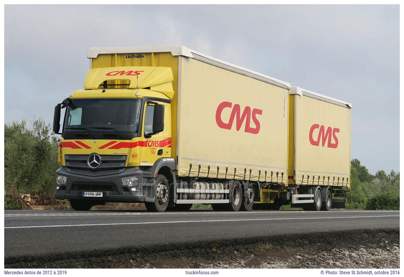 Mercedes Antos de 2012 à 2019 Photo octobre 2016