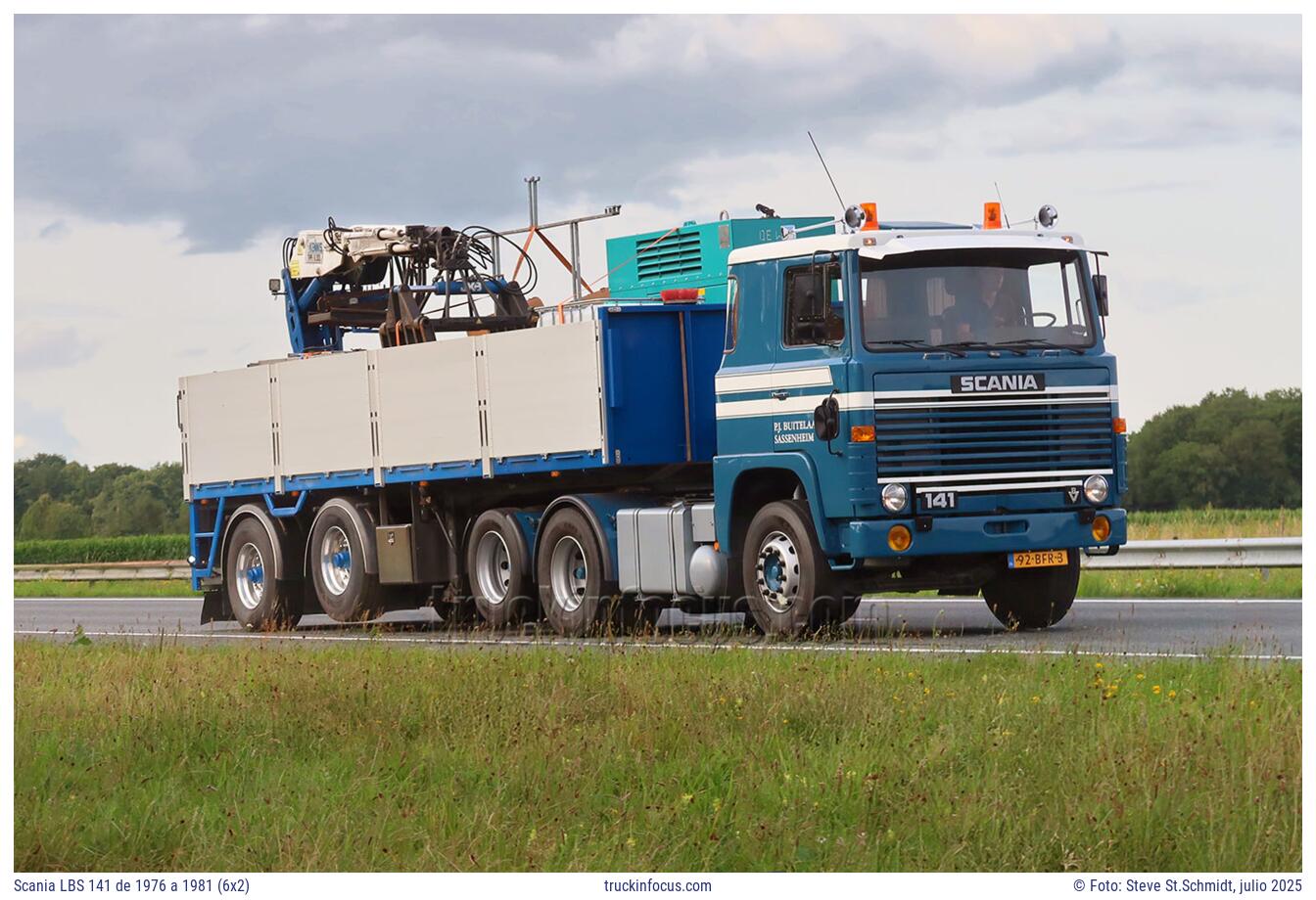 Scania LBS 141 de 1976 a 1981 (6x2) Foto julio 2025