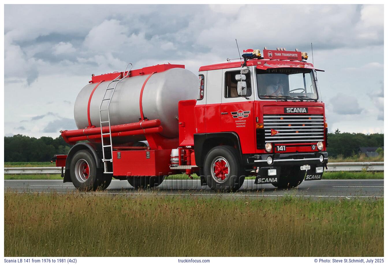 Scania LB 141 from 1976 to 1981 (4x2) Photo July 2025