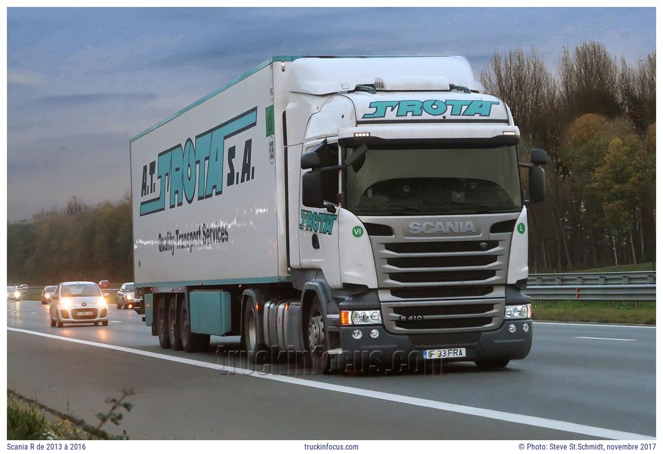 Scania R de 2013 à 2016 Photo novembre 2017