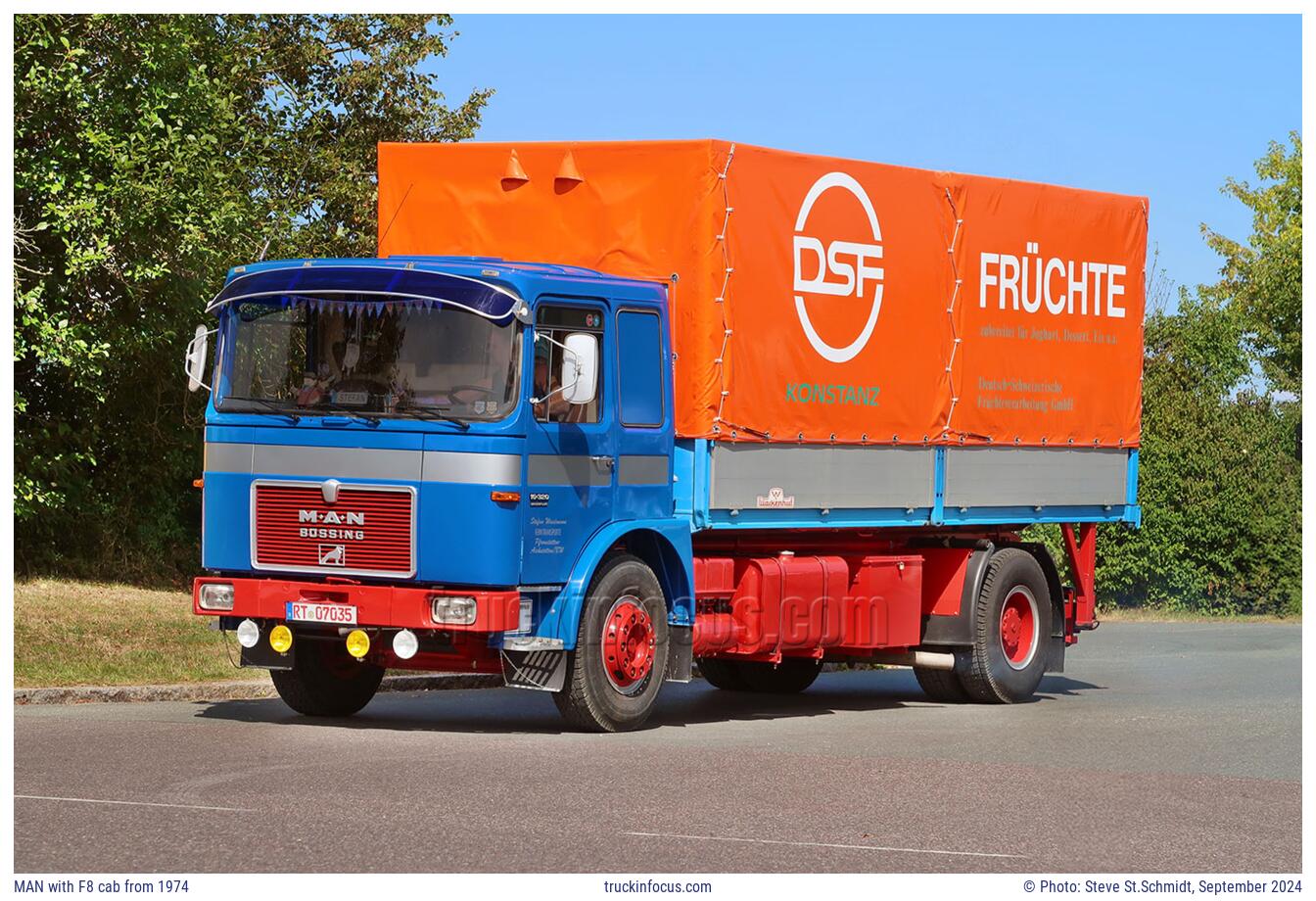 MAN with F8 cab from 1974 Photo September 2024