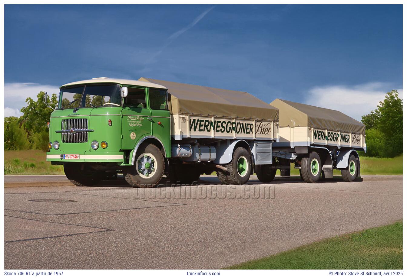 Škoda 706 RT à partir de 1957 Photo avril 2025