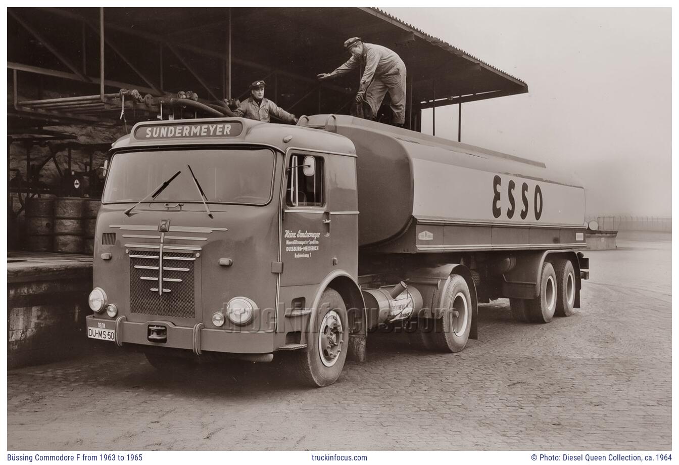 Büssing Commodore F from 1963 to 1965 Photo ca. 1964