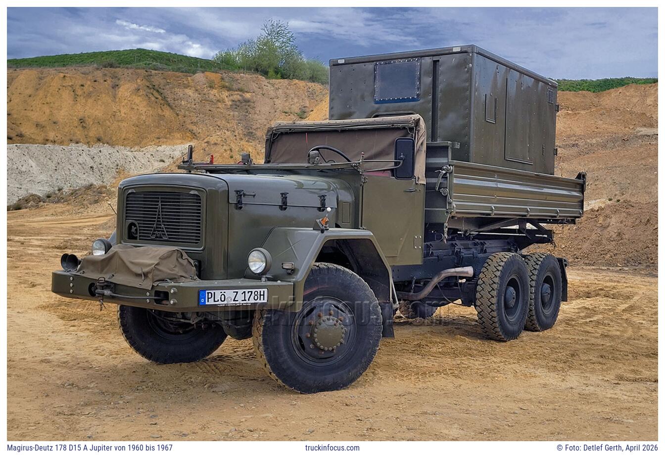 Magirus-Deutz 178 D15 A Jupiter von 1960 bis 1967 Foto April 2026
