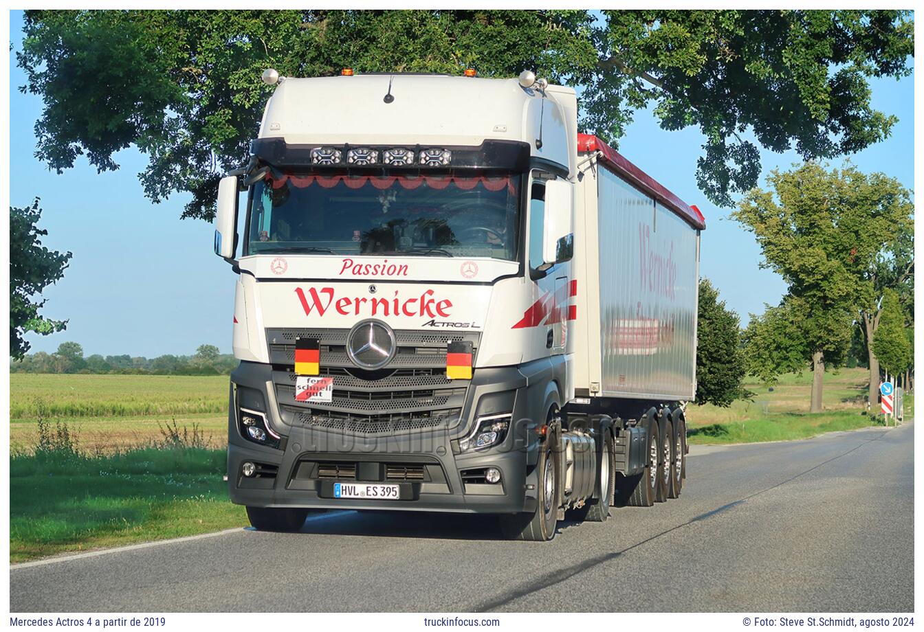 Mercedes Actros 4 a partir de 2019 Foto agosto 2024