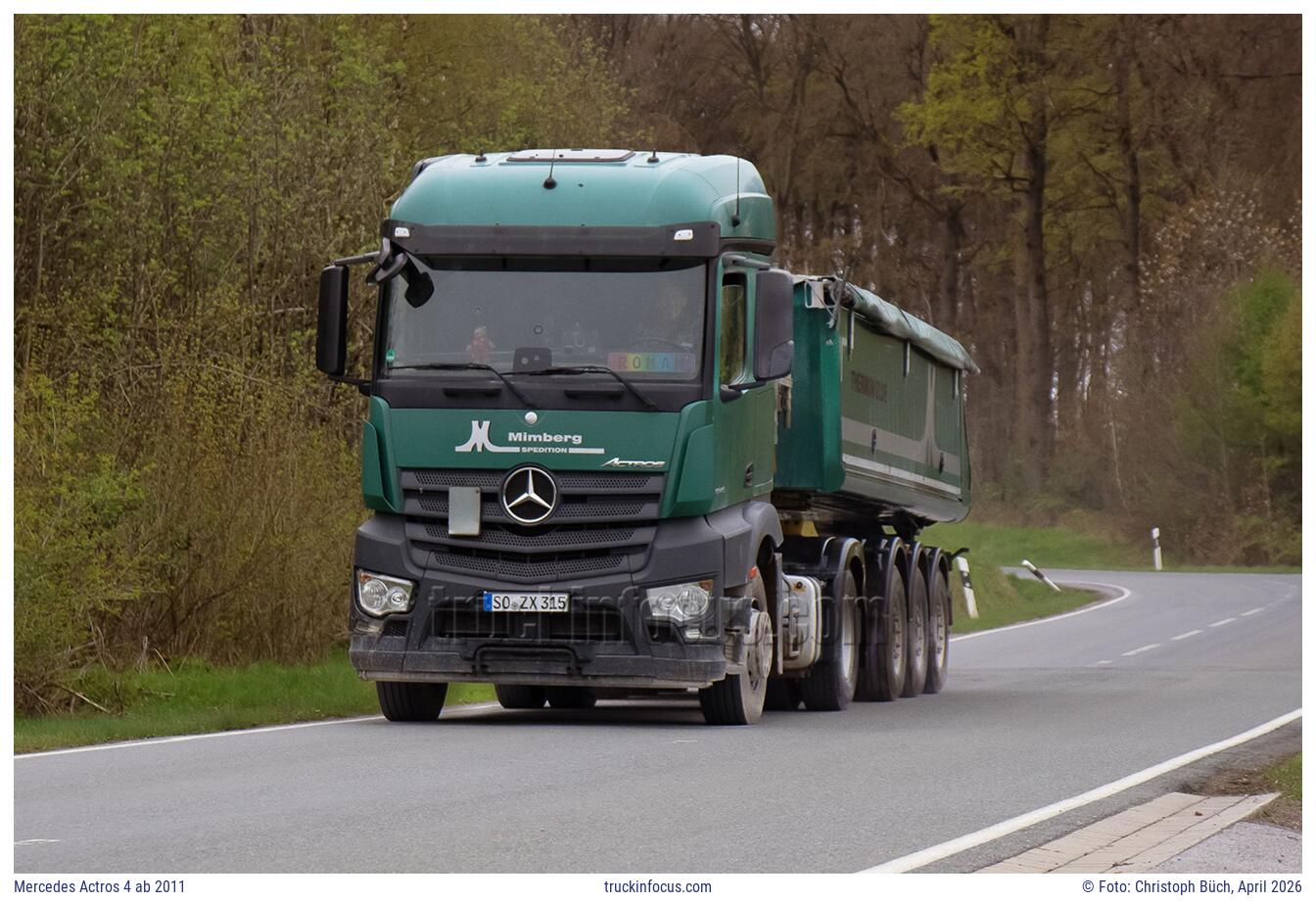 Mercedes Actros 4 ab 2011 Foto April 2026