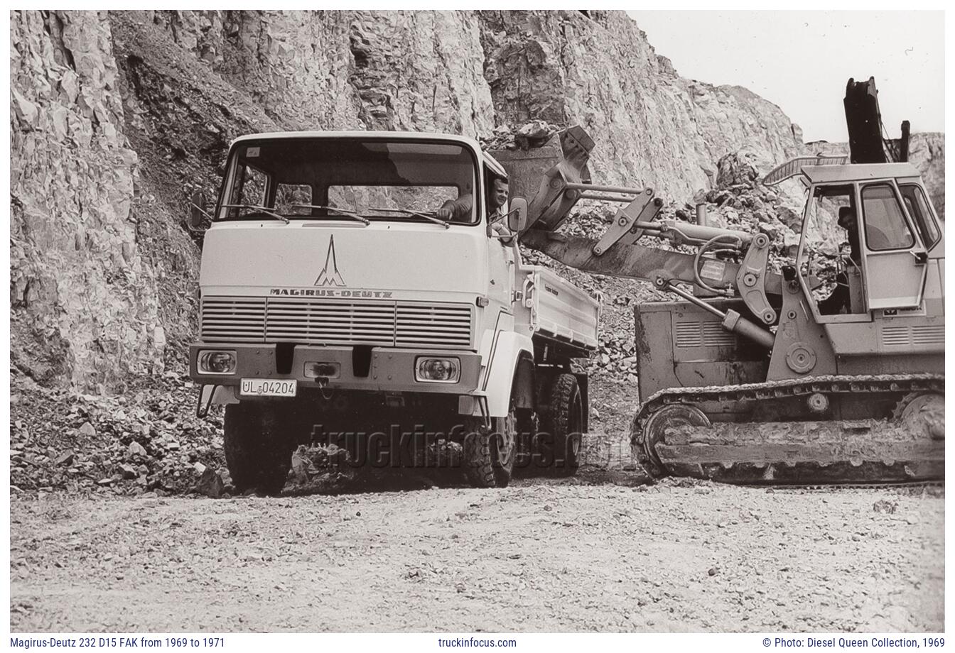 Magirus-Deutz 232 D15 FAK from 1969 to 1971 Photo 1969