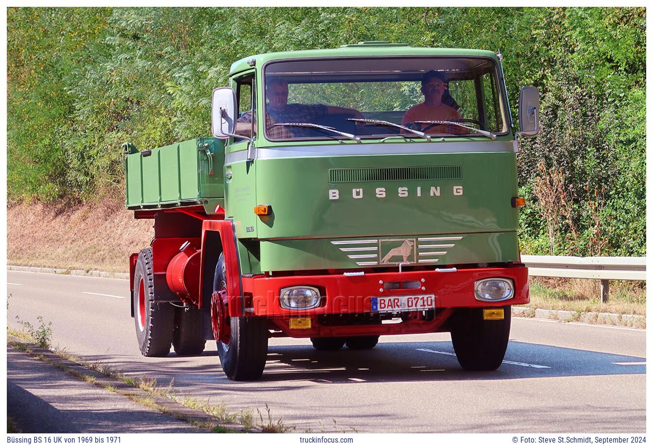 Büssing BS 16 UK von 1969 bis 1971 Foto September 2024