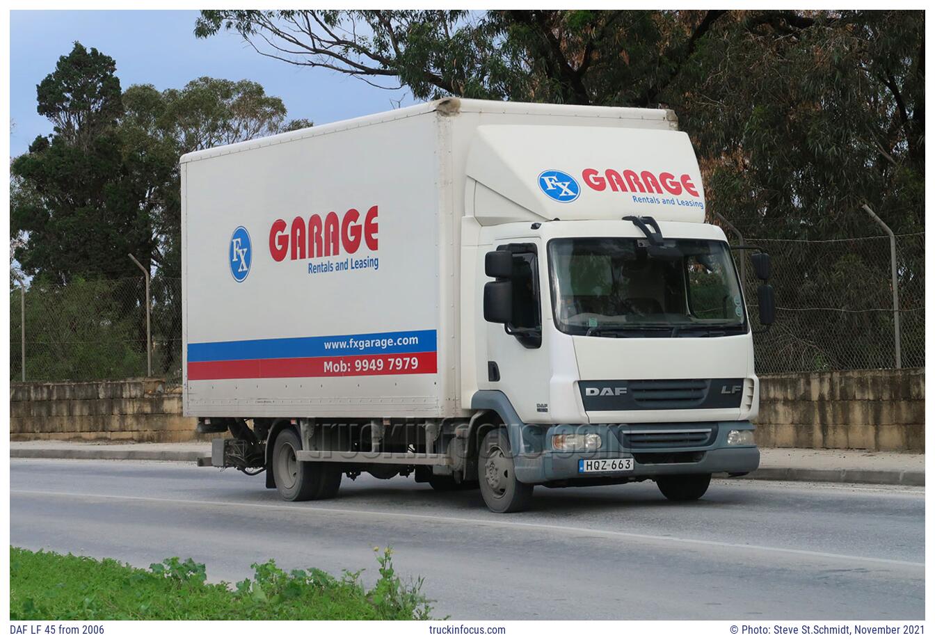 DAF LF 45 from 2006 Photo November 2021