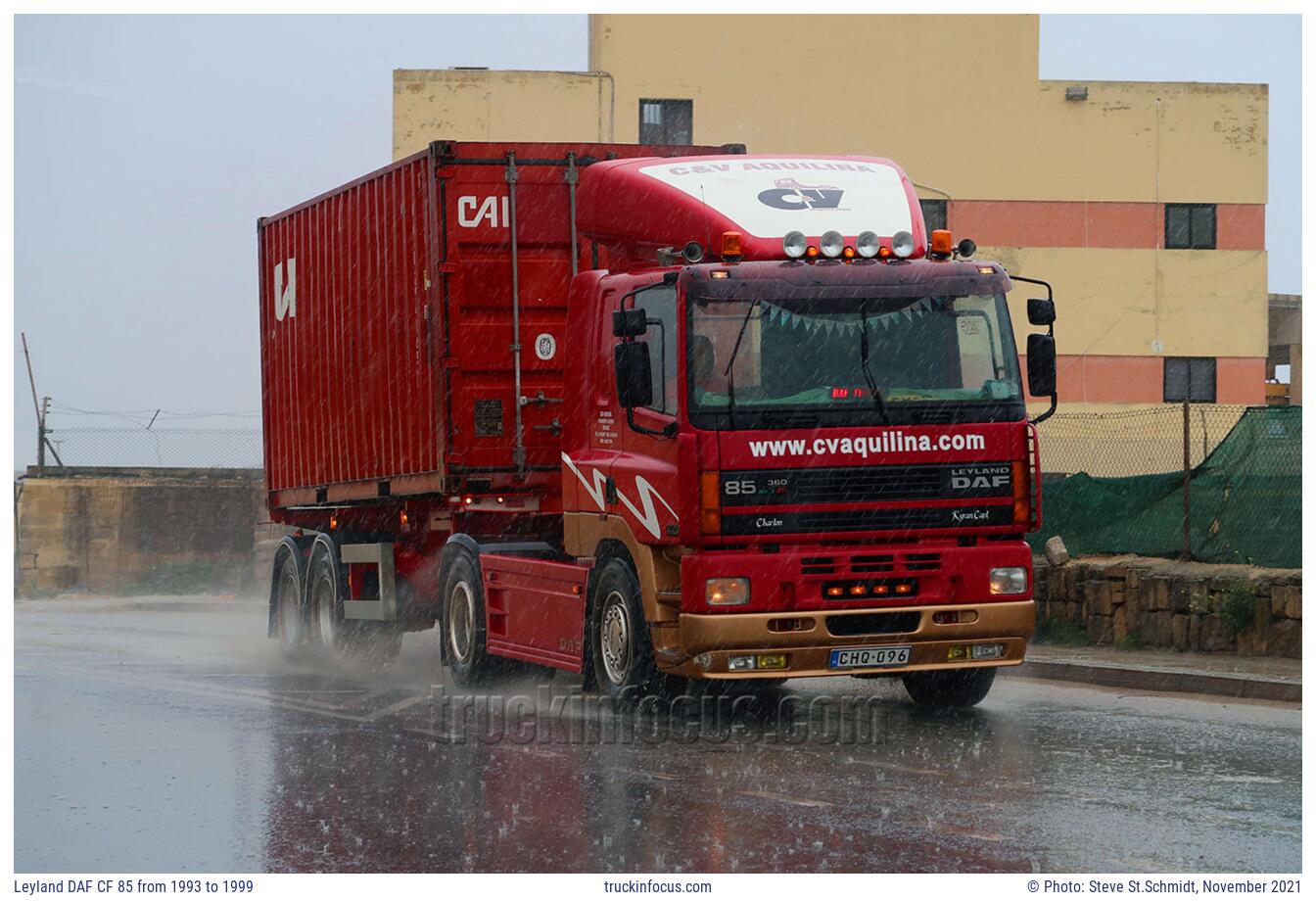 Leyland DAF CF 85 from 1993 to 1999 Photo November 2021