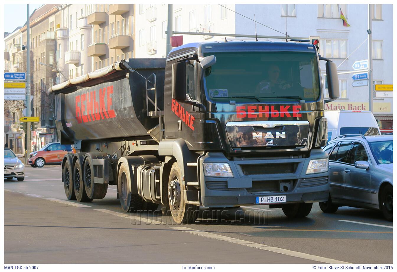 MAN TGX ab 2007 Foto November 2016