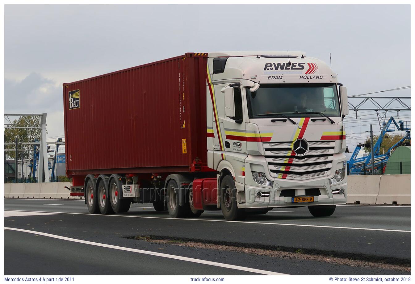 Mercedes Actros 4 à partir de 2011 Photo octobre 2018