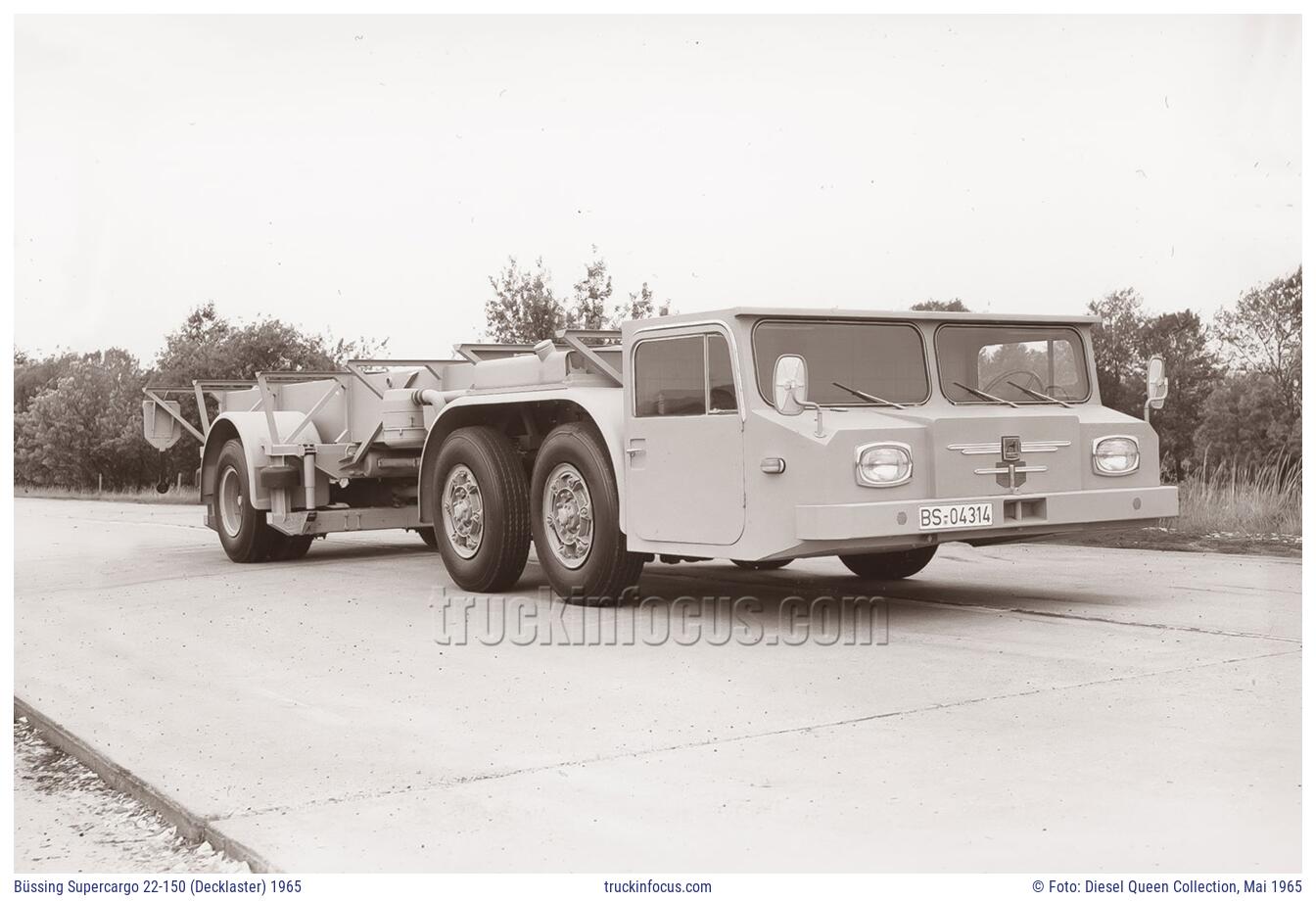 Büssing Supercargo 22-150 (Decklaster) 1965 Foto Mai 1965