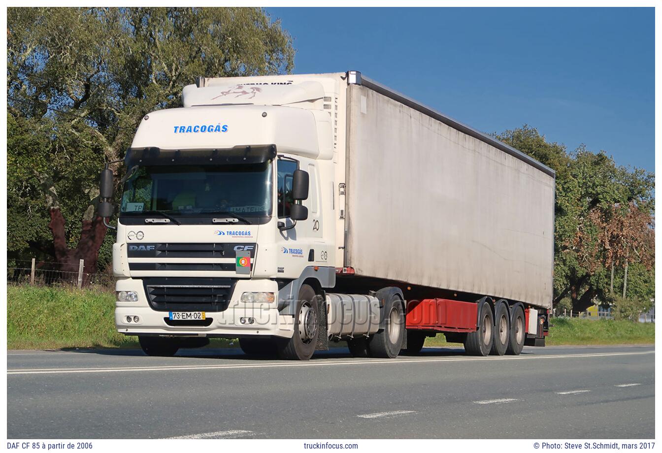 DAF CF 85 à partir de 2006 Photo mars 2017